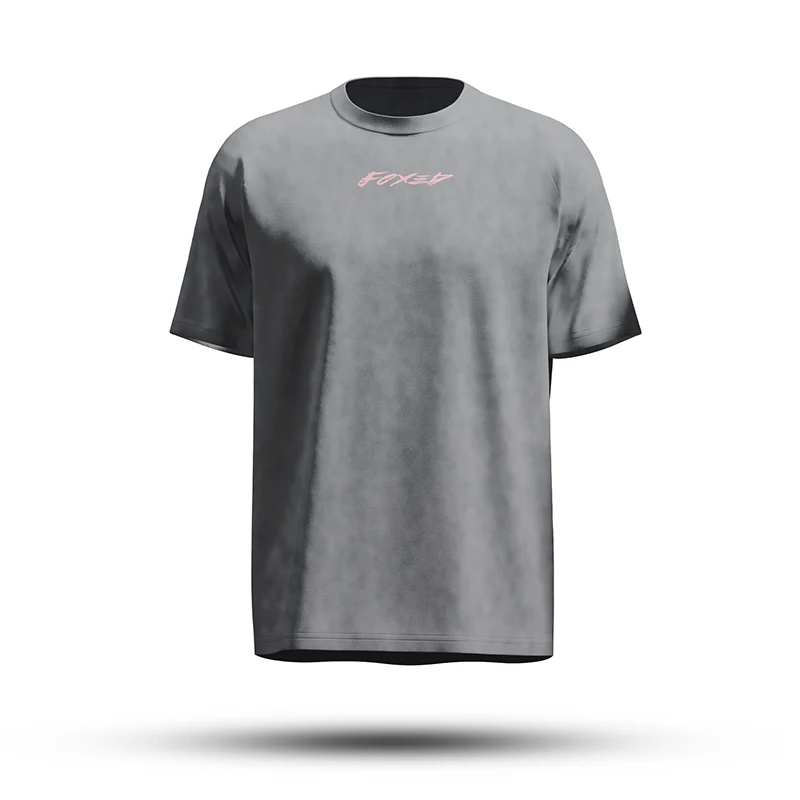 FOXED® ALL I WANT IS ILLEGAL OVERSIZE SHIRT STONEWASHED - Image 2