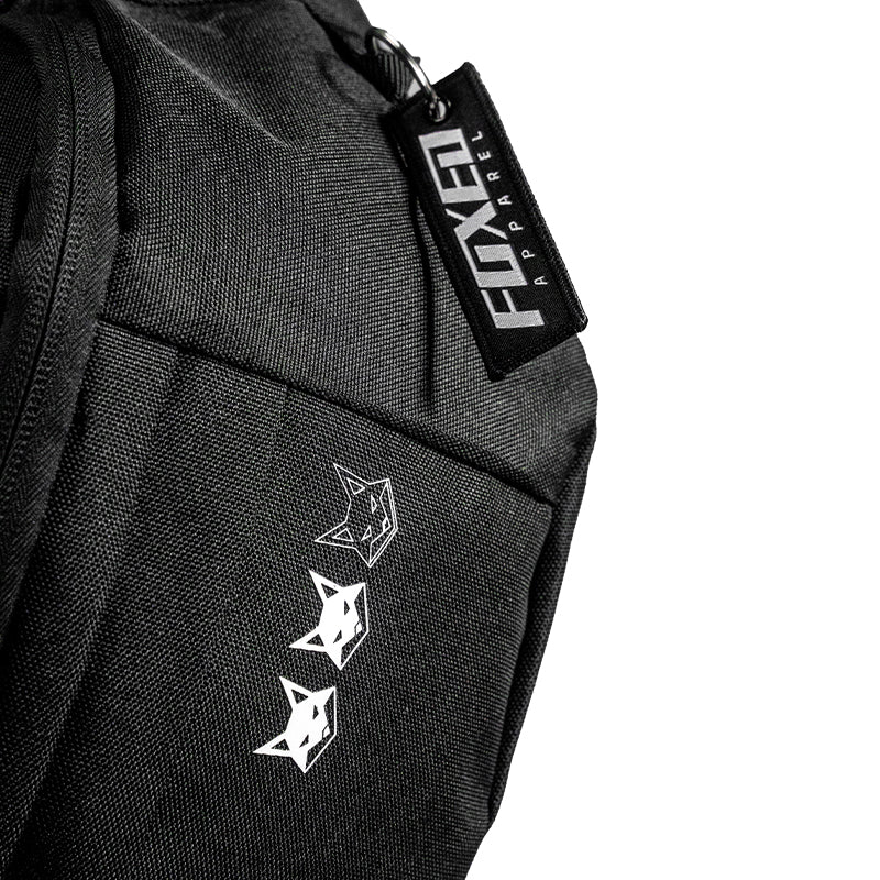 FOXED® CROSS BODY BAG BLACK/WHITE - Image 3