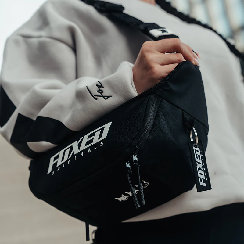 FOXED® CROSSBODY BAG BLACK/WHITE WMN - Image 10
