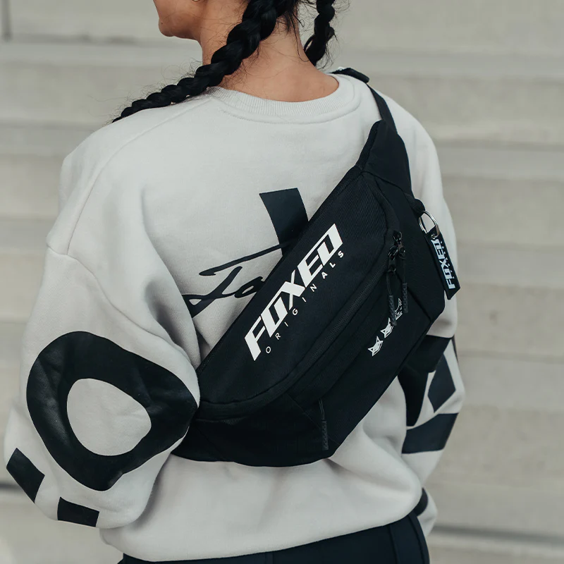 FOXED® CROSSBODY BAG BLACK/WHITE WMN - Image 9