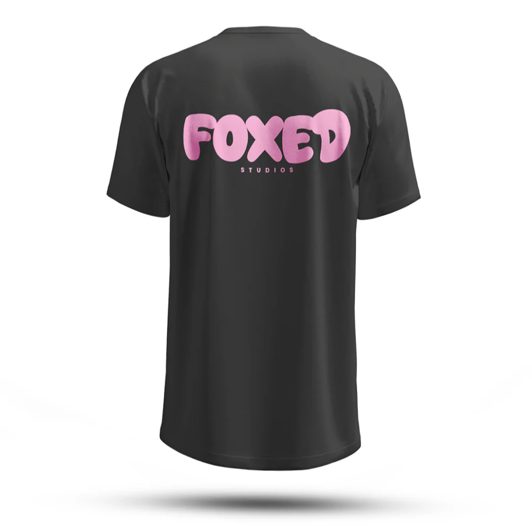 FOXED® BUBBLE UNISEX LONG SHIRT BLACK - Image 3
