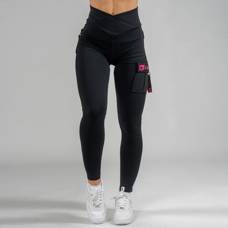 FOXED® CARGO LEGGINGS 3-POCKET PINK - Image 3