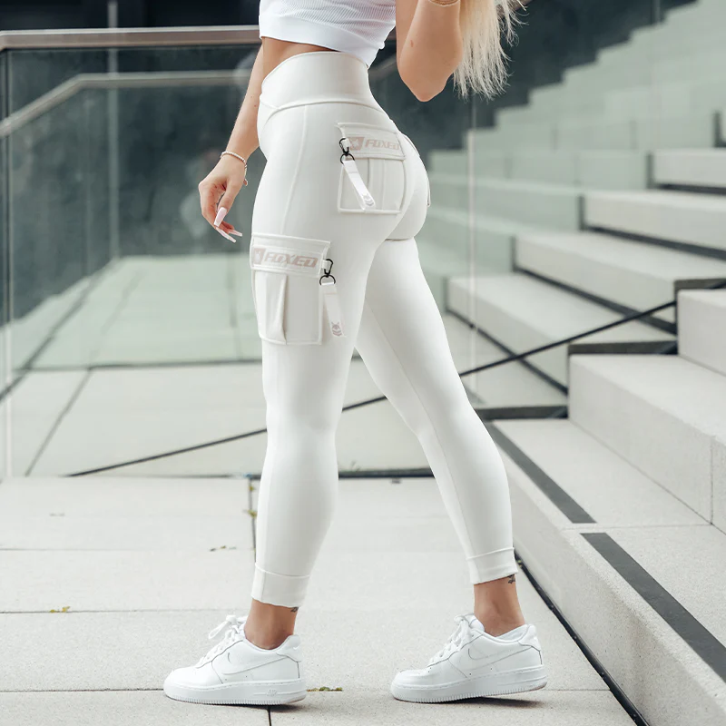 FOXED® CARGO LEGGINGS 3-POCKET COCONUT - Image 8