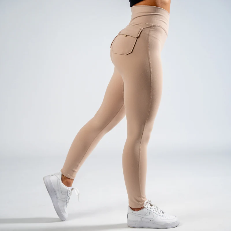 FOXED® CARGO LEGGINGS 2-POCKET SOFT SAND - Image 5