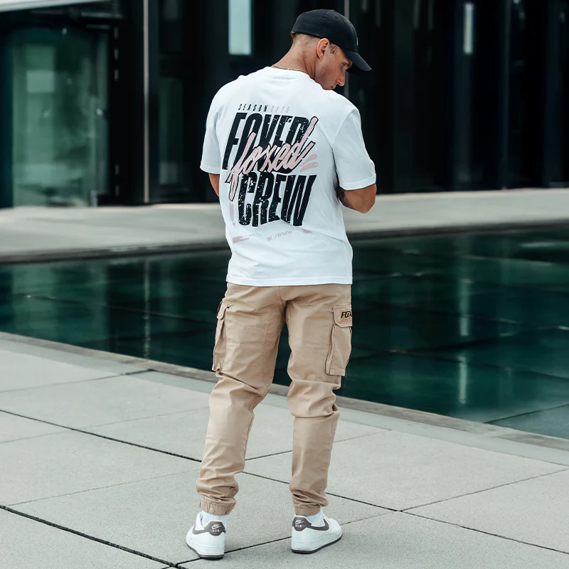FOXED® CARGO PANTS PREMIUM UNISEX BEIGE - Image 4