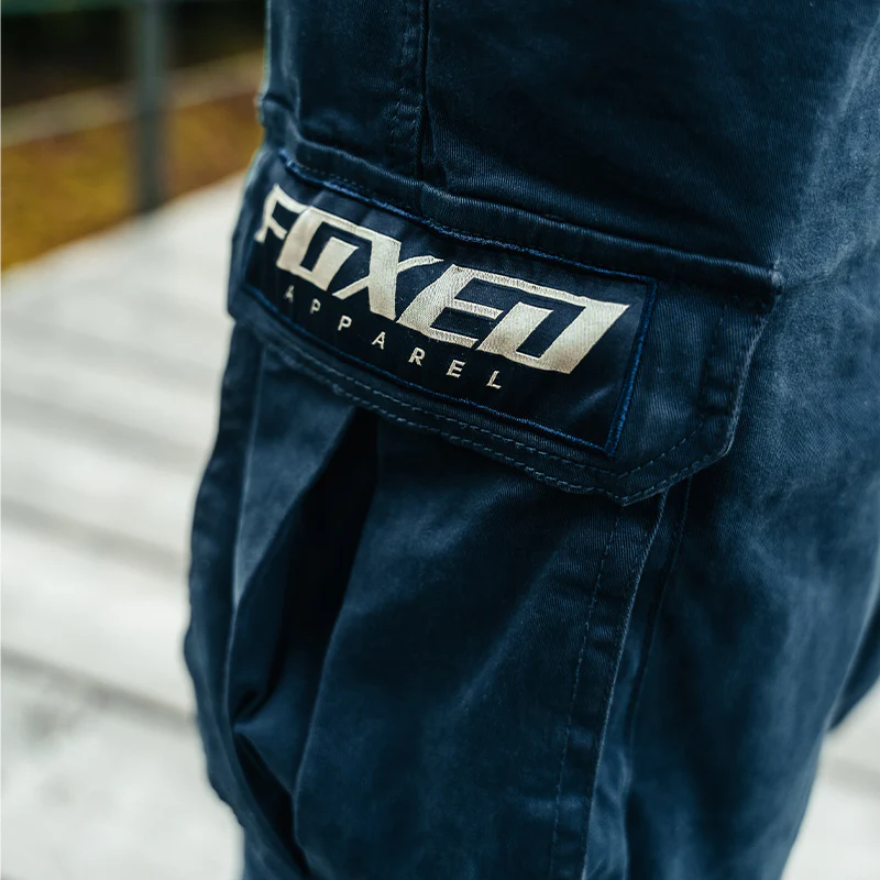 FOXED® CARGO PANTS PREMIUM UNISEX NAVY - Image 3