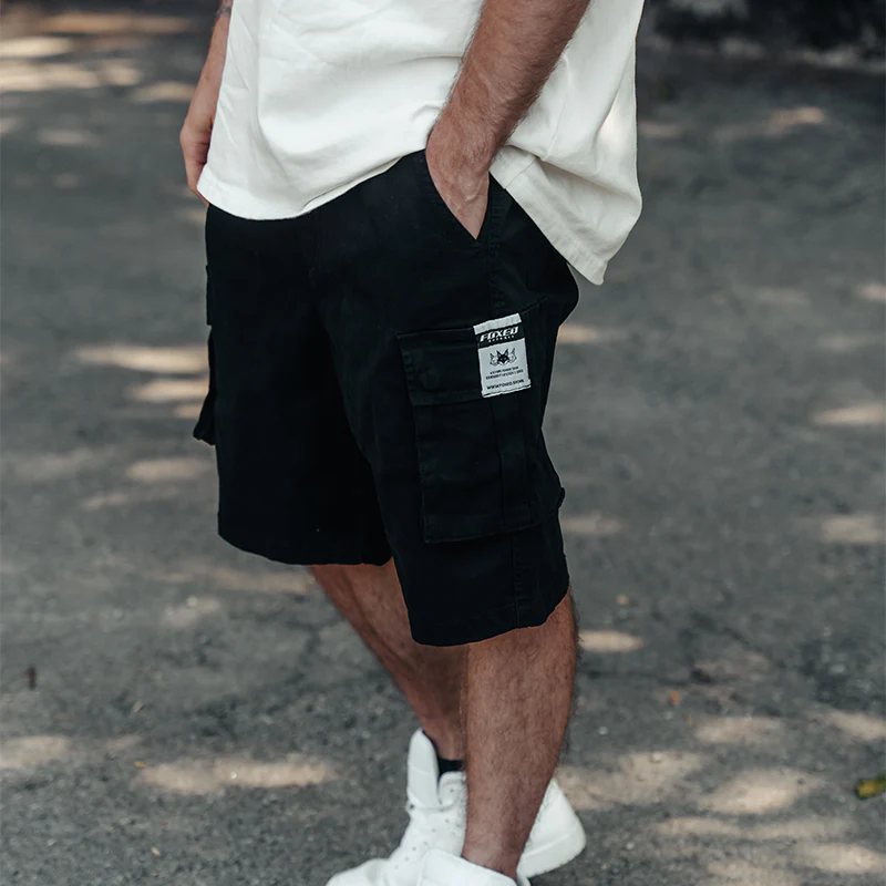 FOXED® CARGO SHORTS MEN BLACK (NEW FIT) - Image 10