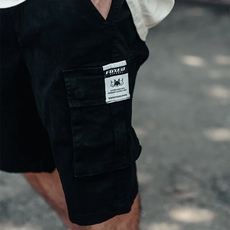 FOXED® CARGO SHORTS MEN BLACK (NEW FIT) - Image 11