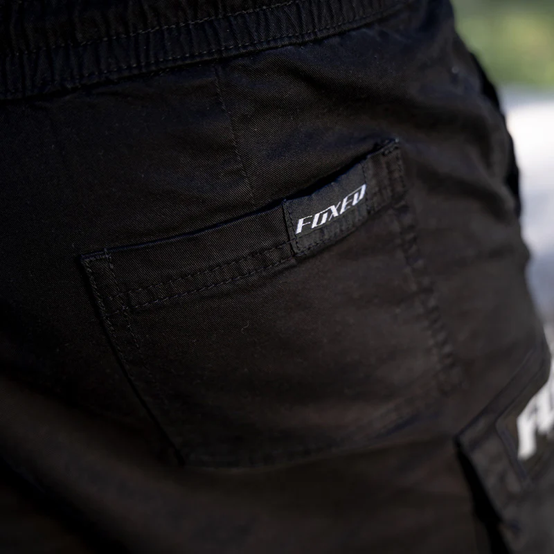 FOXED® CARGO SHORTS MEN BLACK (NEW FIT) - Image 6