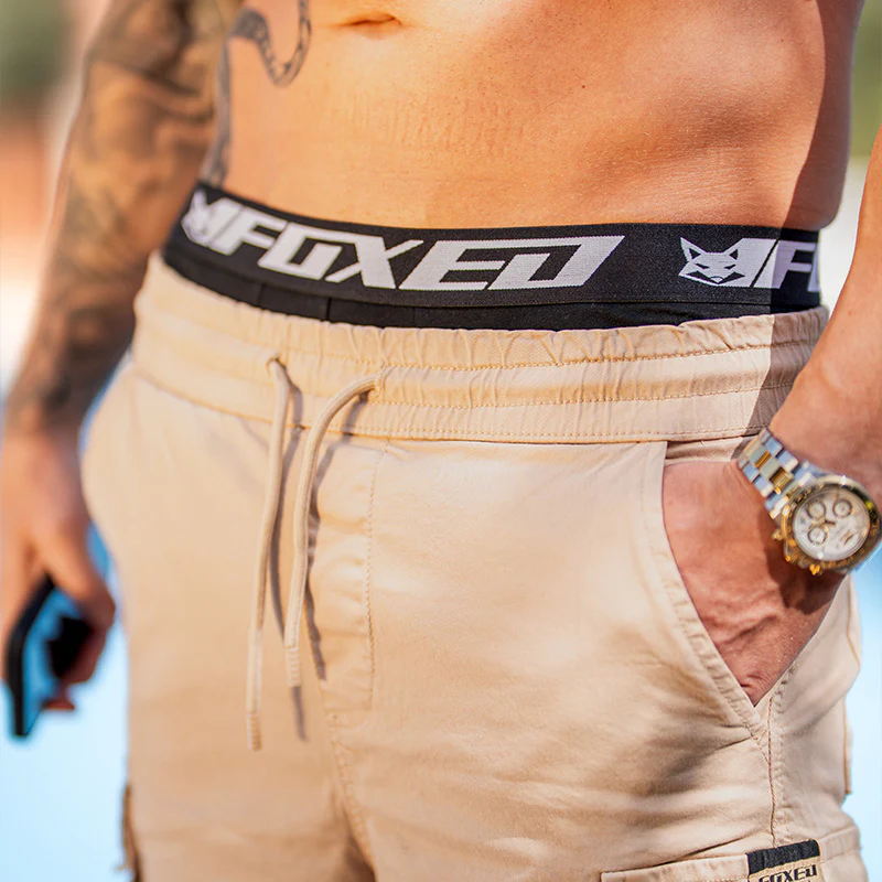 FOXED® CARGO SHORTS MEN SAND (NEW FIT) - Image 3