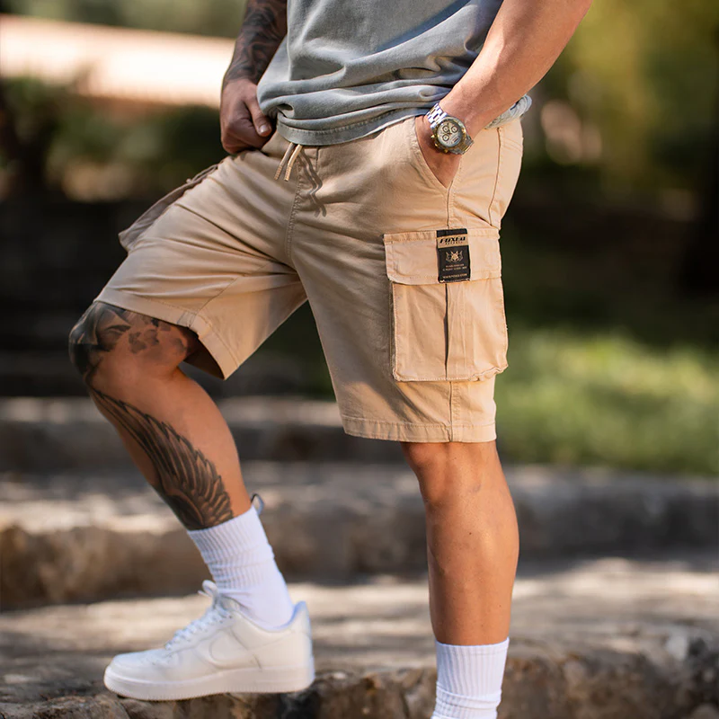 FOXED® CARGO SHORTS MEN SAND (NEW FIT) - Image 5