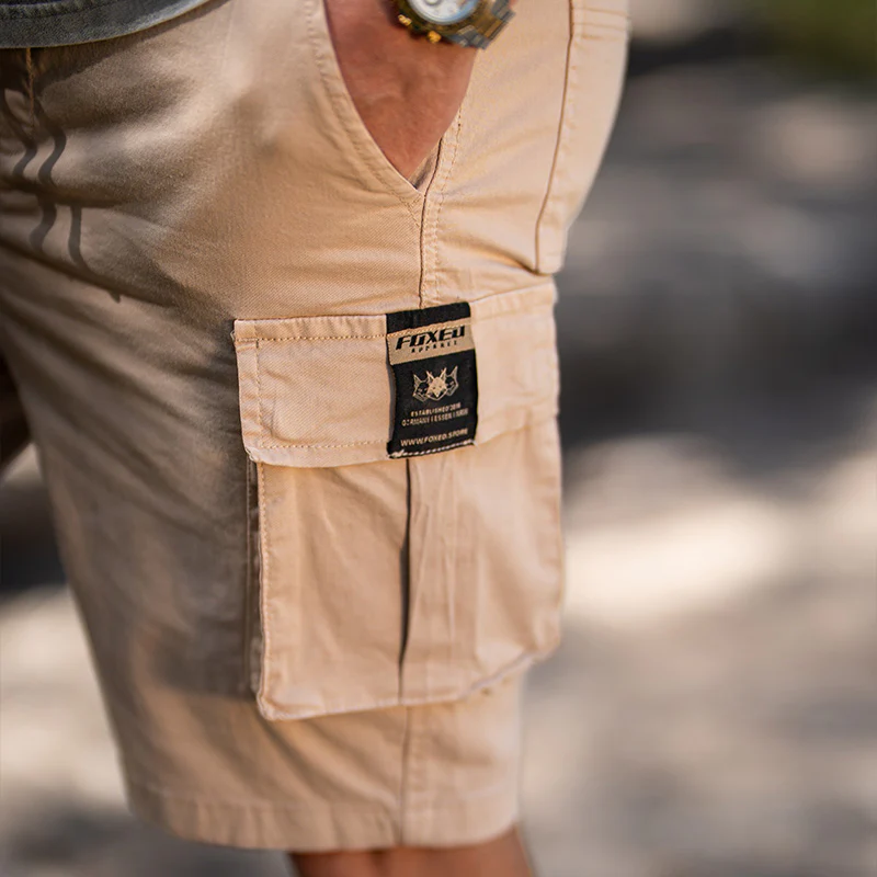 FOXED® CARGO SHORTS MEN SAND (NEW FIT) - Image 6
