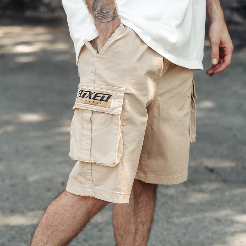 FOXED® CARGO SHORTS MEN SAND (NEW FIT) - Image 9