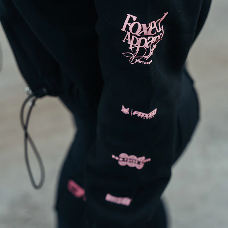 FOXED® DEDICATION CROPPED ZIPPER BLACK/ROSE - Image 4