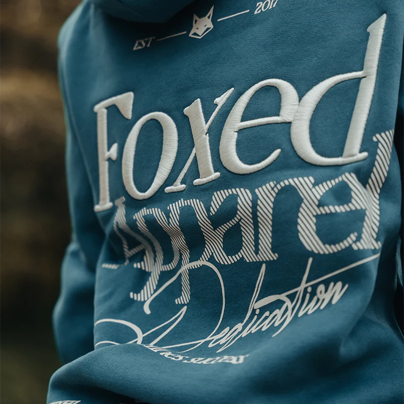 FOXED® DEDICATION PREMIUM HOODIE PETROL WMN - Image 4