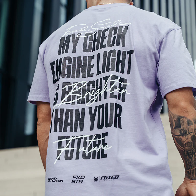 FOXED® ENGINE LIGHT OVERSIZE SHIRT LILAC - Image 3