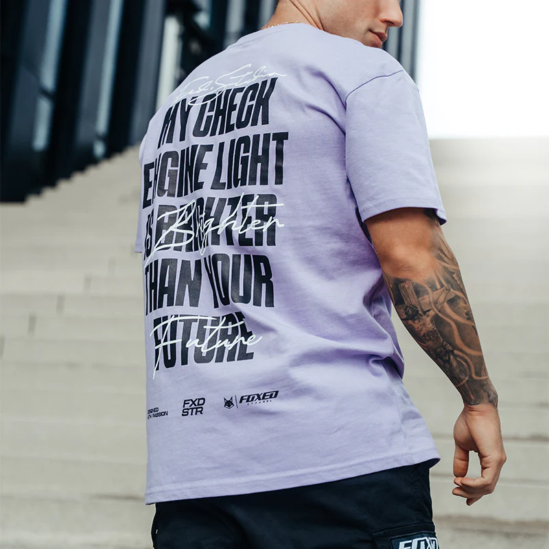 FOXED® ENGINE LIGHT OVERSIZE SHIRT LILAC - Image 6