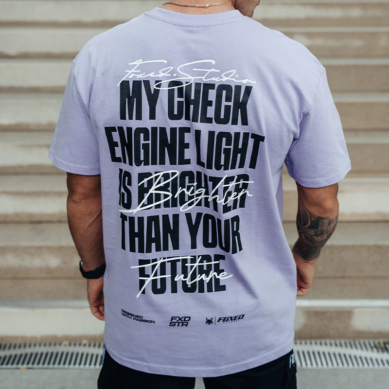 FOXED® ENGINE LIGHT OVERSIZE SHIRT LILAC - Image 7