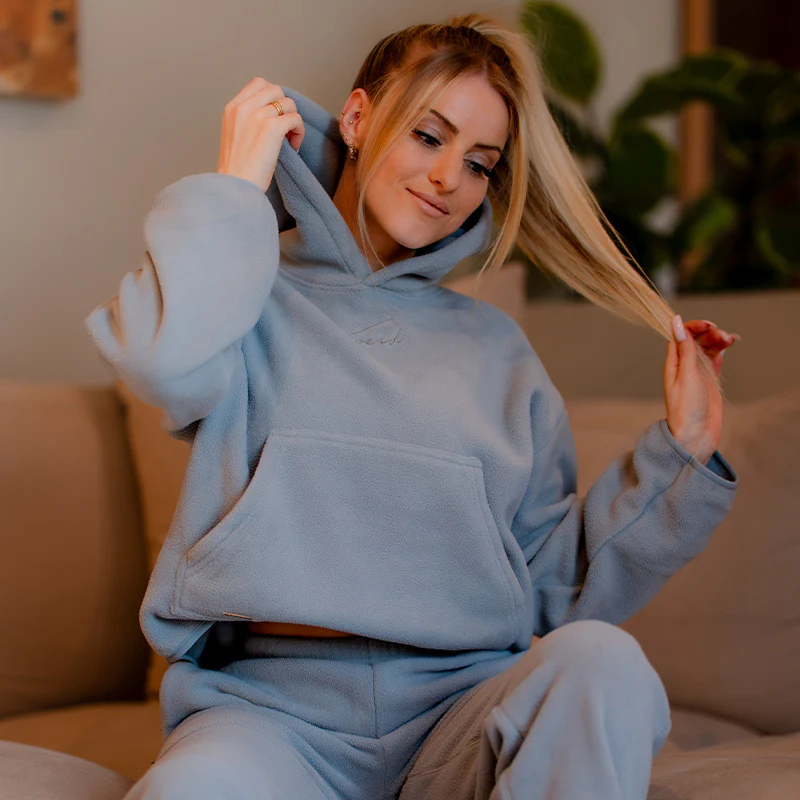 FOXED® FLEECE HOODIE GREY - Image 5