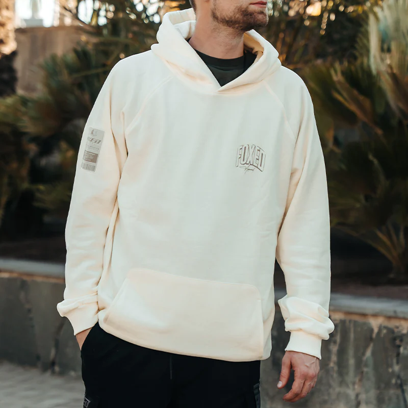 FOXED® INFINITY UNISEX HOODIE COCONUT MILK - Image 3