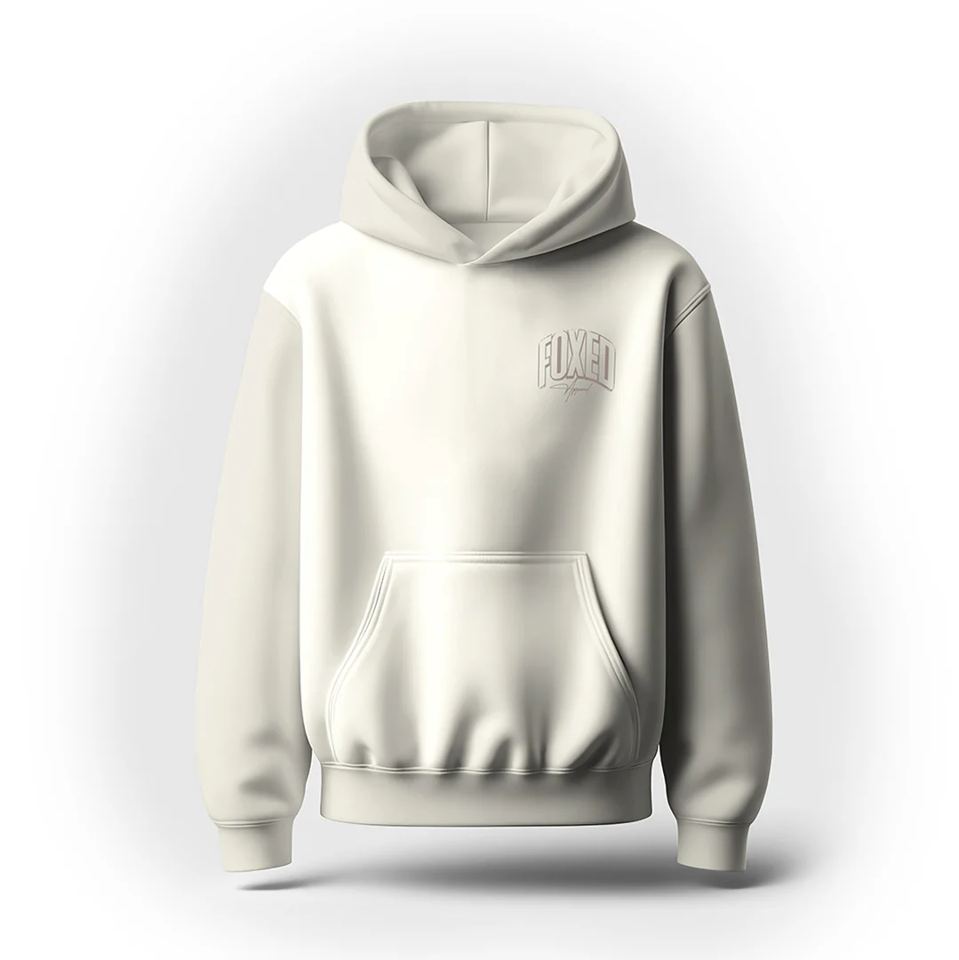 FOXED® INFINITY UNISEX HOODIE COCONUT MILK - Image 5