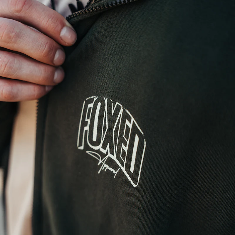 FOXED® INFINITY UNISEX ZIP HOODIE FOREST GREEN - Image 6