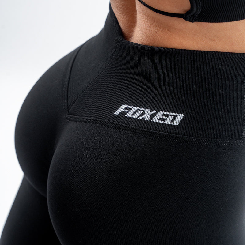 FOXED® IZI SEAMLESS V-FLEX BACK LEGGINGS BLACK - Image 5