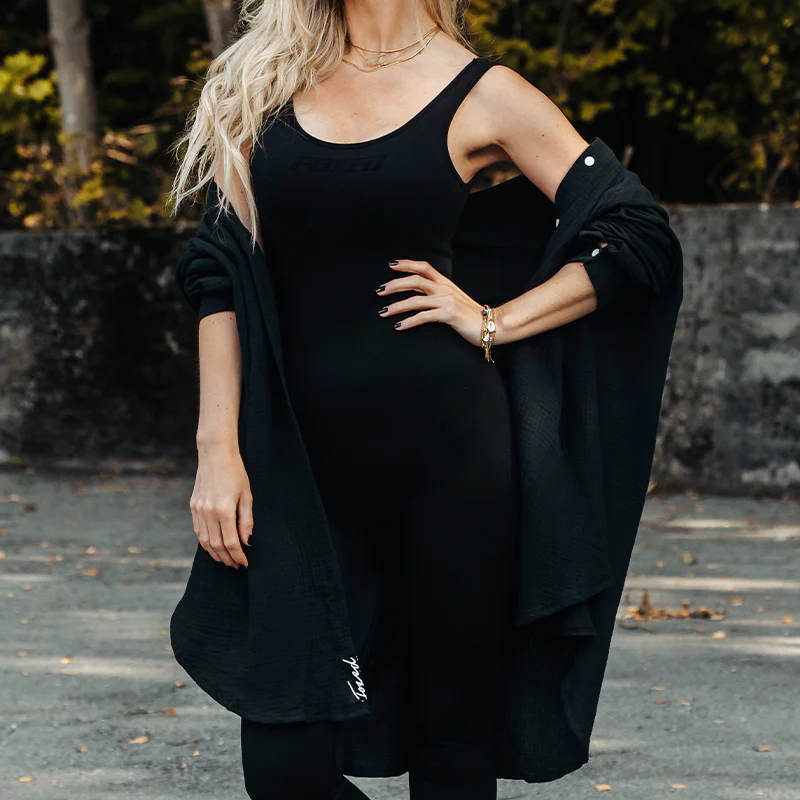 FOXED® MUSSELIN BLUSE BLACK ONESIZE - Image 2