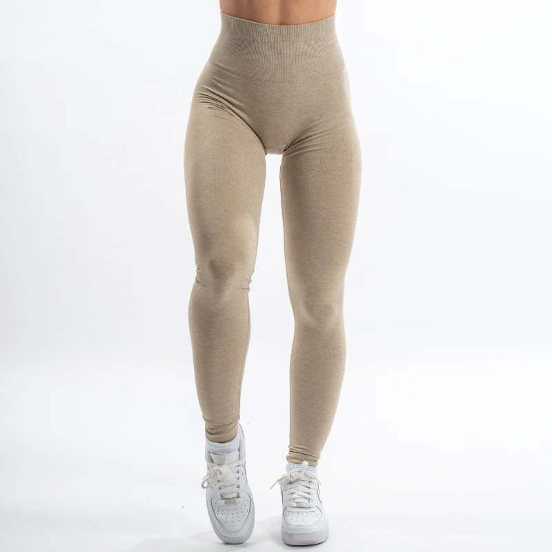 FOXED® NOVA SEAMLESS LEGGINGS TALL BEIGE MELANGE - Image 6