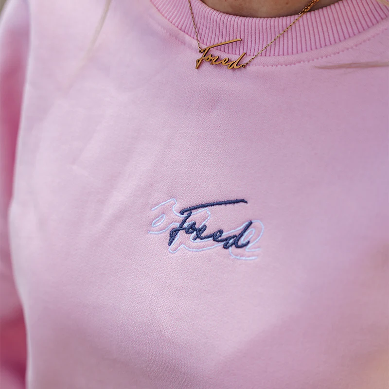 FOXED® OUTLINES COTTON PINK SWEATER - Image 3