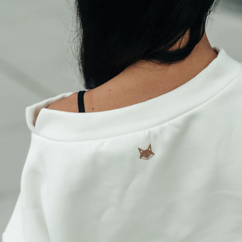 FOXED® SLOUCHY WIDE NECK WOMEN SWEATER CANNOLI - Image 4