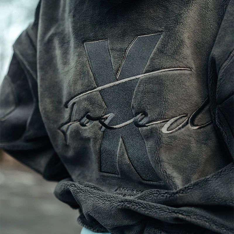 FOXED® STUDIOSTATE FLEECE HOODIE ANTHRAZIT - Image 7