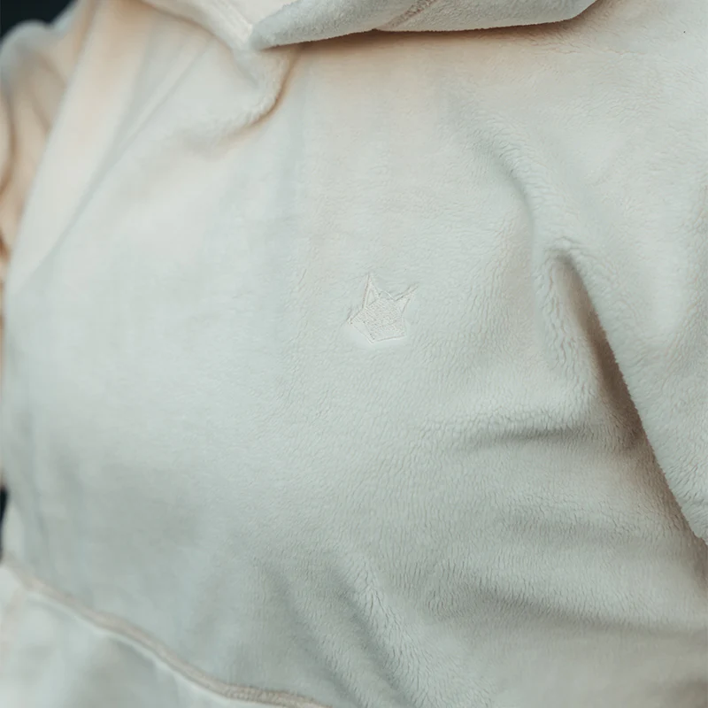 FOXED® STUDIOSTATE FLEECE HOODIE VANILLA - Image 4