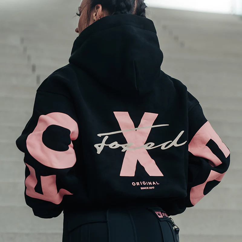FOXED® STUDIOSTATE HOODIE BLACK/PINK - Image 3