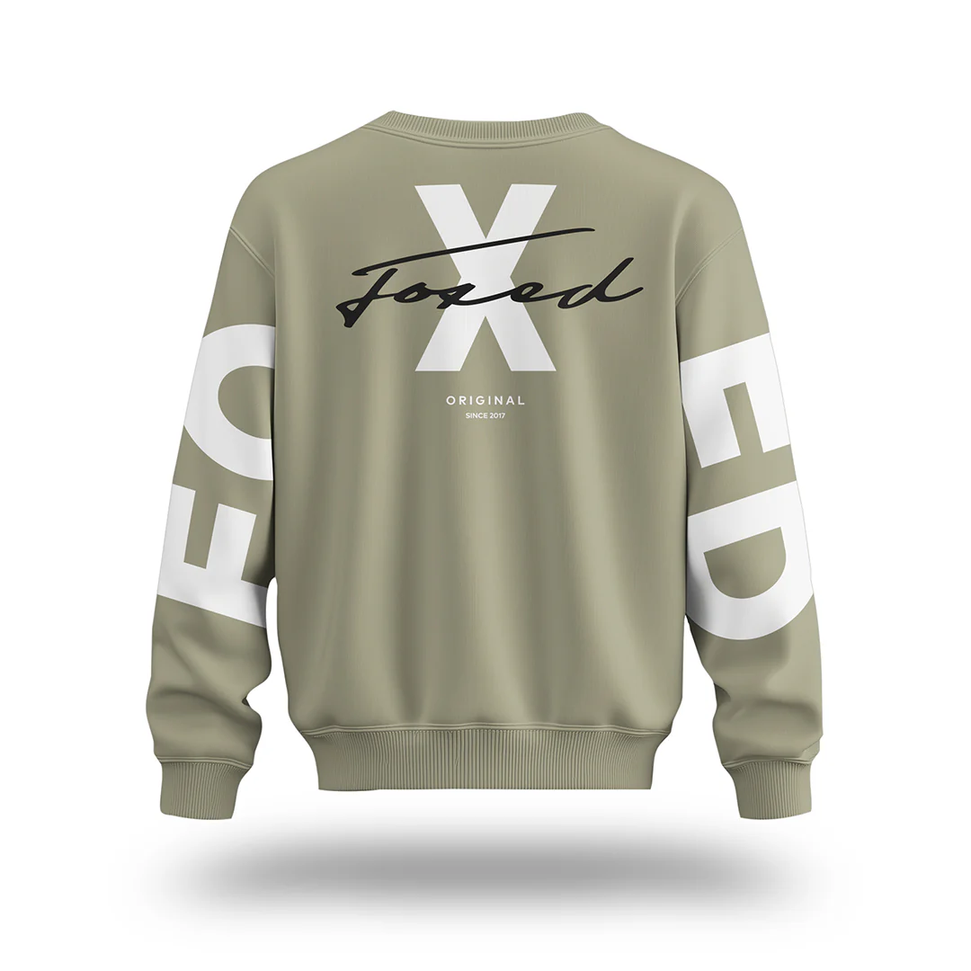 FOXED® STUDIOSTATE OVERSIZE SWEATER MATCHA LATTE MEN - Image 3