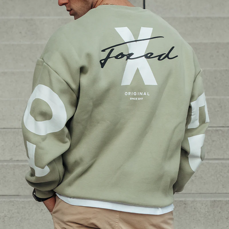 FOXED® STUDIOSTATE OVERSIZE SWEATER MATCHA LATTE MEN - Image 5