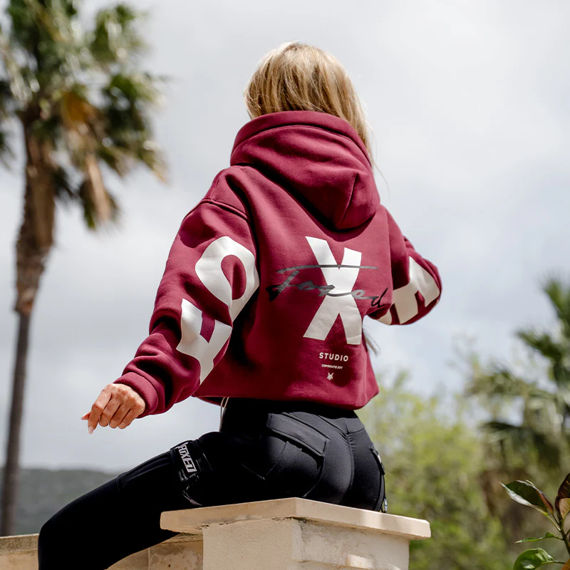 FOXED® STUDIOSTATE HOODIE SMOKED CHERRY - Image 3