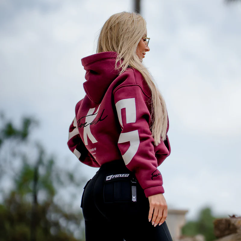FOXED® STUDIOSTATE HOODIE SMOKED CHERRY - Image 4