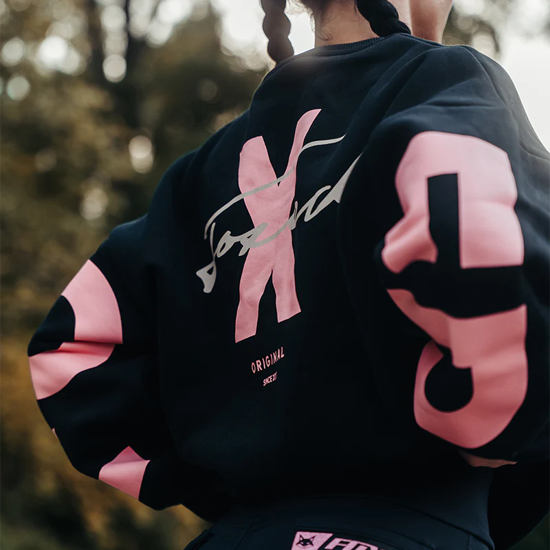 FOXED® STUDIOSTATE OVERSIZE SWEATER BLACK ROSE - Image 3