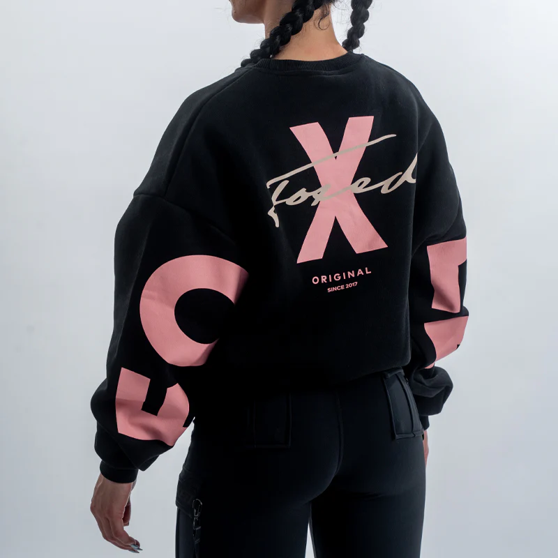 FOXED® STUDIOSTATE OVERSIZE SWEATER BLACK ROSE - Image 6