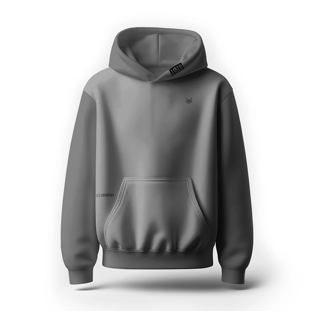 FOXED® URBAN UNISEX HOODIE GREY - Image 14