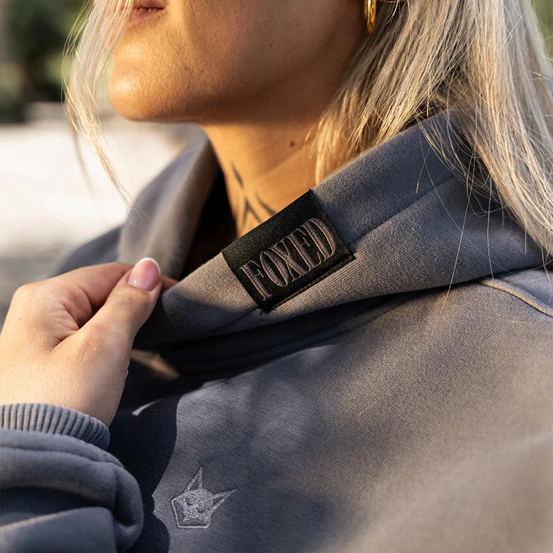 FOXED® URBAN UNISEX HOODIE GREY - Image 4