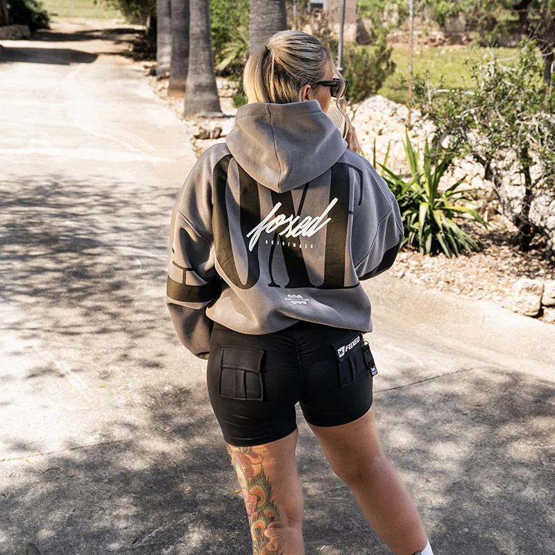 FOXED® URBAN UNISEX HOODIE GREY - Image 9