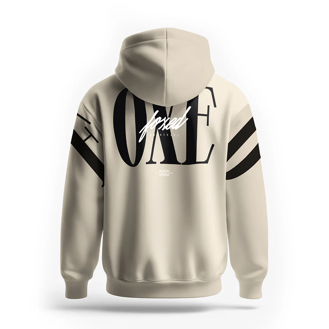 FOXED® URBAN UNISEX HOODIE MACADAMIA - Image 4