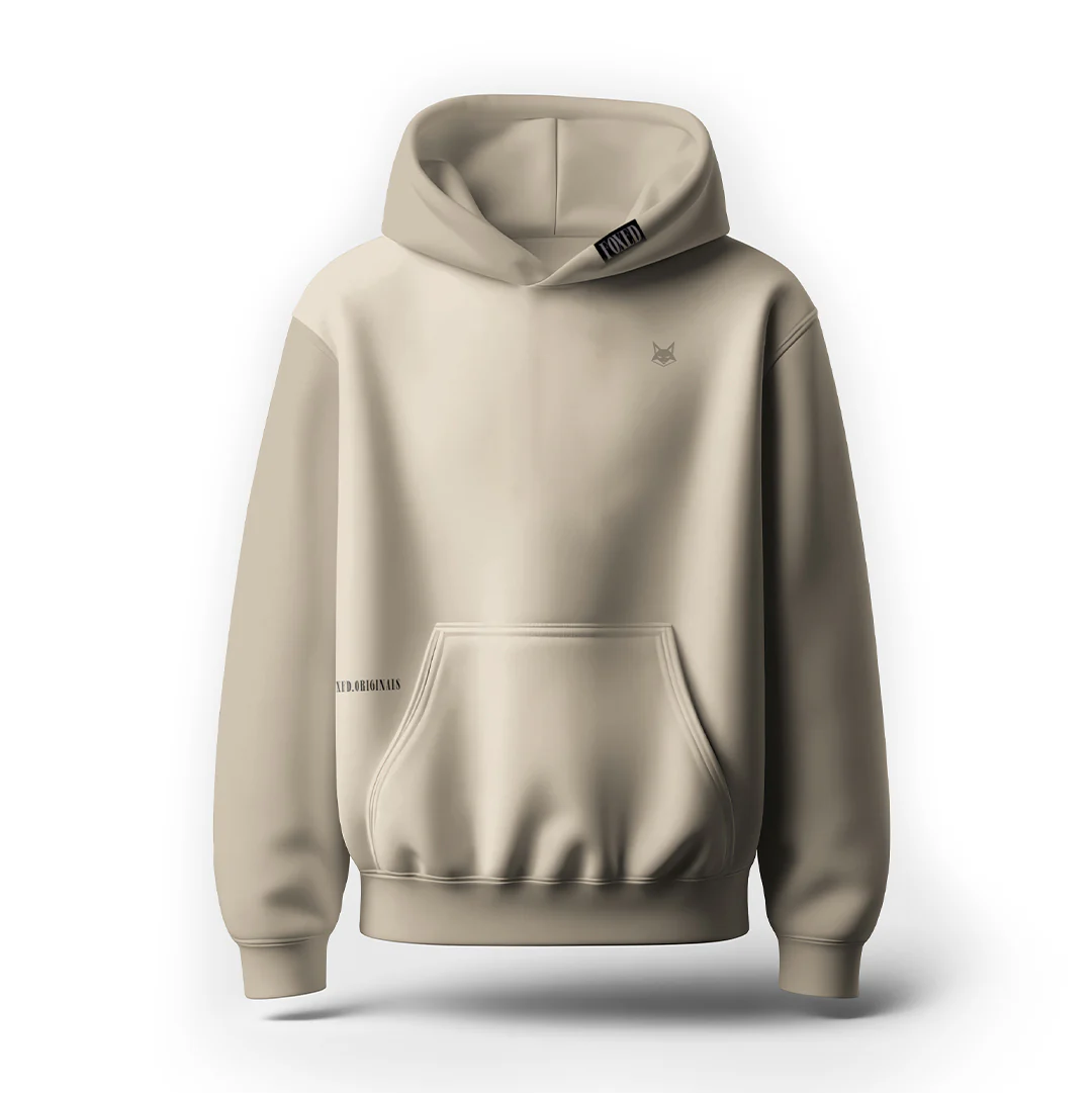 FOXED® URBAN UNISEX HOODIE MACADAMIA - Image 5