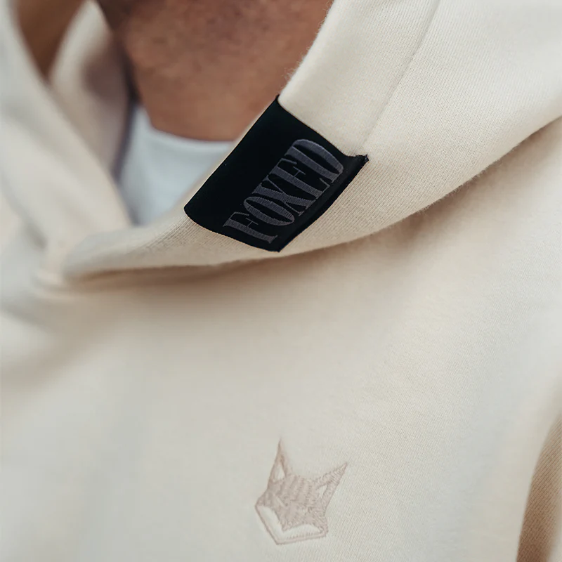 FOXED® URBAN UNISEX HOODIE MACADAMIA - Image 7